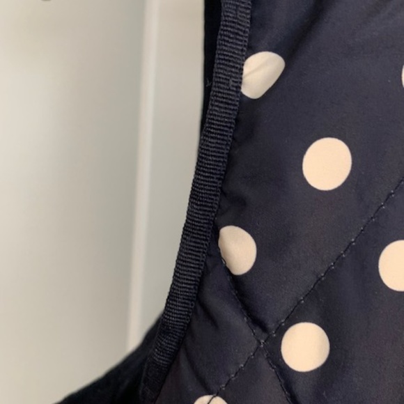 The Limited Navy Polka Dot Lightweight Vest - Picture 5 of 6